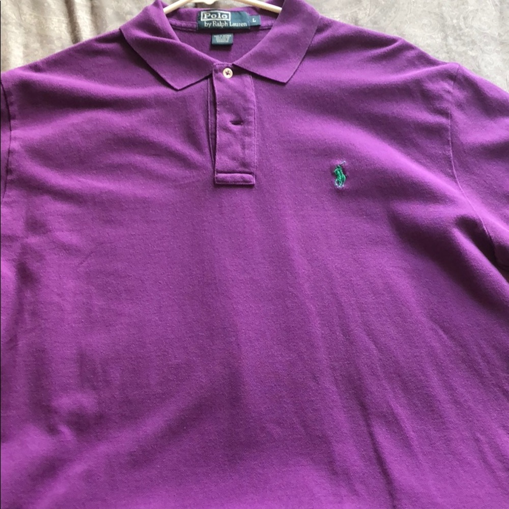 Purple L Ralph Lauren Polo